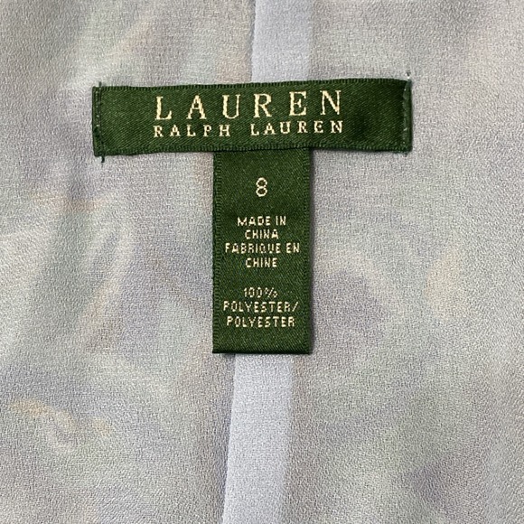 Lauren Ralph Lauren Women's Skirt‎ Multi Color Paisley Chiffon Flowing Lined - Picture 8 of 8